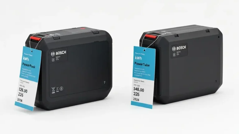 Bateria Bosch PowerPack i PowerTube - porównanie rozmiarów i cen