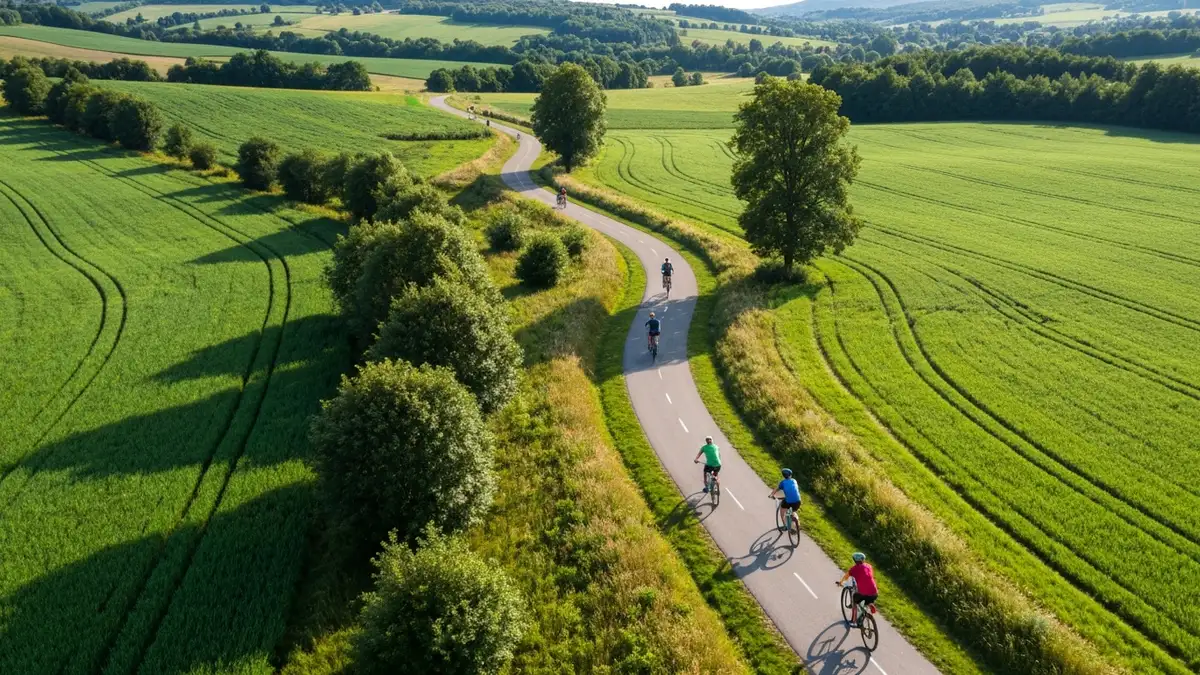 Greenway Naszyjnik Północy na Roztoczu - pętle rowerowa wśród zielonych pól i lasów Lubelszczyzny